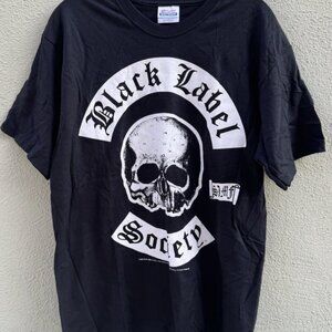 Vintage Black Label Society 2005 Skull Shirt Men M Hanes Skull Grunge Rare Y2K